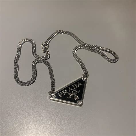 reworked prada necklace